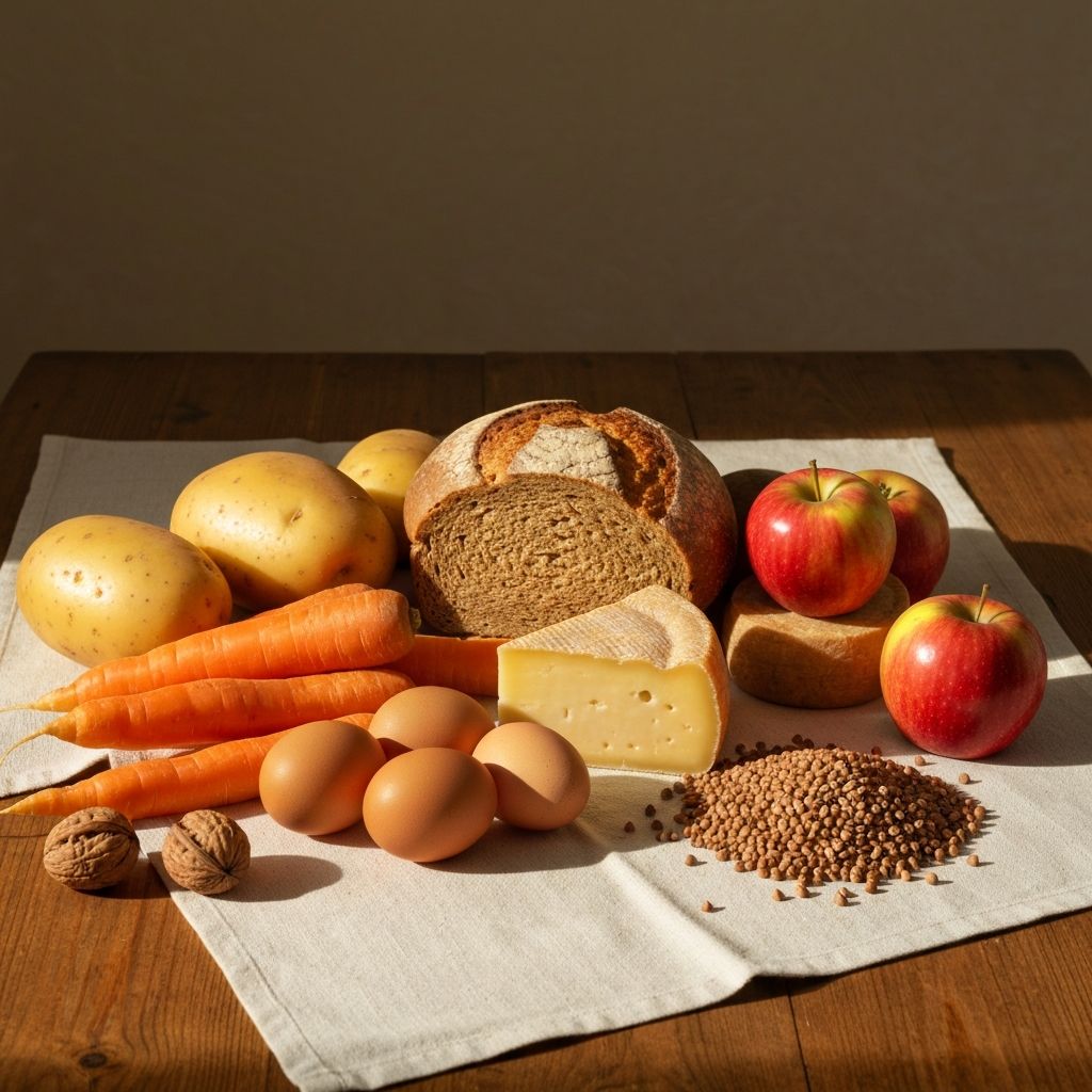 Traditional Polish food ingredients